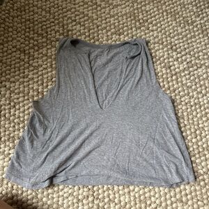 Gray Women's Sleeveless Top